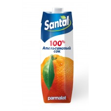 Сок SANTAL Апельсиновый, 1л