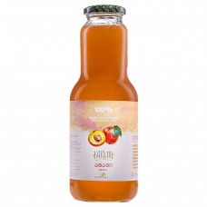 August сок персиковый, 97% персика, 1л ст/б