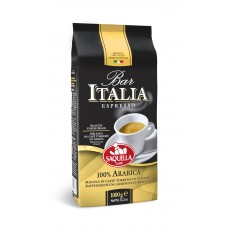 Кофе SAQUELLA Bar Italia кофе зерно 100% Арабика 1 кг в/у