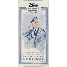 Шоколад Бельгийский Starbrook Airlines горький шоколад с кусочками какао 72% 100 г