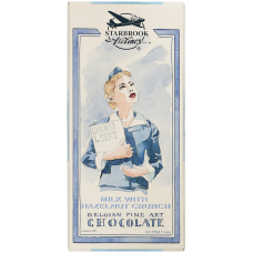 Шоколад Бельгийский Starbrook Airlines молочный шоколад дробленный фундук 100 г