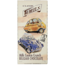 Шоколад Бельгийский Classic Wheels молочный шоколад с дробленным печеньем 100 г