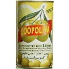 Оливки Coopoliva с лимоном 350г ж/б