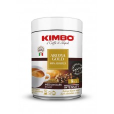 Кофе KIMBO Gold 100% Arabica натуральный молотый 250гр ж/б