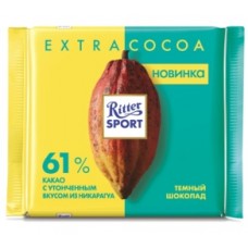 Шоколад Ritter SPORT молочный 61% какао из Никарагуа 100 г