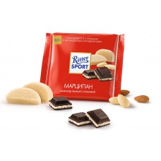 Шоколад Ritter SPORT  горький с марципаном 100г