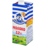 Молоко Простоквашино ультрапастеризованное 3,2%, 950г с крышкой